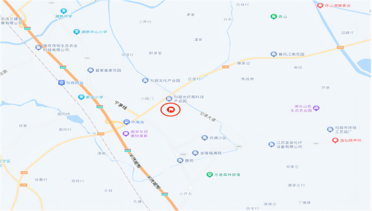 句容機場大道南側土地